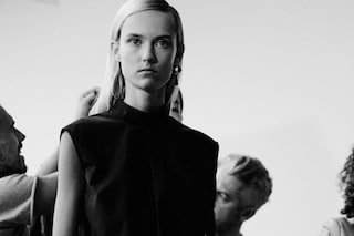 Backstage at Jil Sander SS15