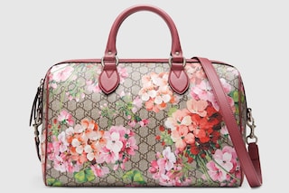 Blooms GG supreme top handle bag Gucci Skeez rapper homeless