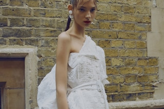 Backstage at Simone Rocha SS17