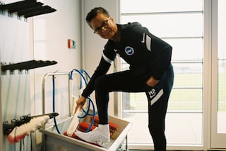 Martine Rose x Nike Shox campaign feat. female footballers