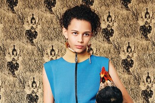 Binx Walton wears Louis Vuitton AW14