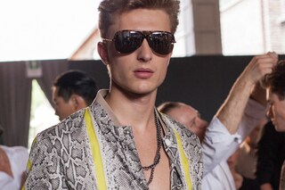 Roberto Cavalli SS15 Mens collections, Dazed backstage