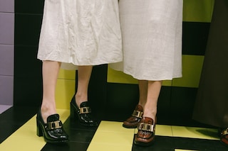 Backstage at Prada SS20 6