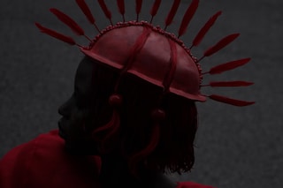 Charlie Le Mindu Rouge Collection Aweng Chuol