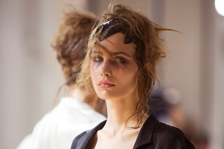 Backstage at Yohji Yamamoto SS15 Dazed