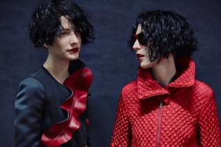Emporio Armani AW15 Womenswear Dazed backstage flower detail