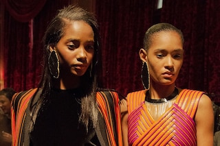 Balmain AW15, Womenswear, Dazed backstage, Paris