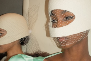 Masks on the AW26 runway