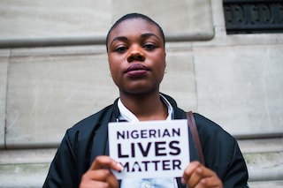Nigerian Lives Matter Boko Haram protest in London