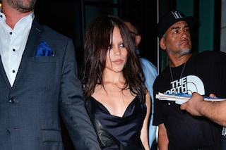 Jenna Ortega wearing Ann Demeulemeester in New York