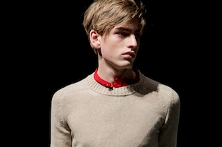Gucci AW15 cropped beige jumper, Menswear, Dazed backstage