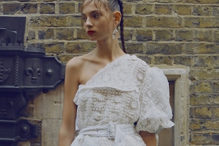 Backstage at Simone Rocha SS17