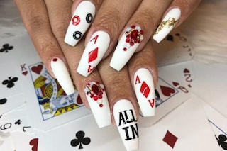 World Series Poker manicures nail art