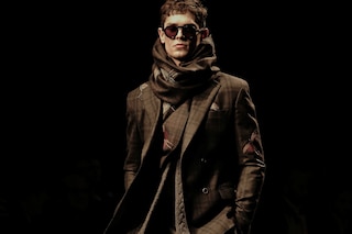 Salvatore Ferragamo Menswear Sunglasses Check Embroider AW15