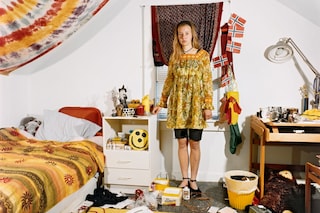 Teenagers in their bedrooms