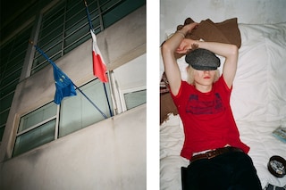 Nick Offord male models at fashion week diary