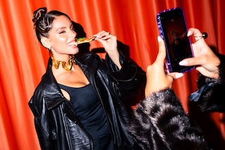 h&amp;m milan fashion week party romy chloe caillet