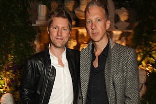 Christopher Bailey and Jefferson Hack attending Bu