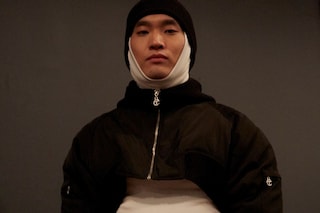 Telfar AW15 Backstage Dazed New York Monochrome Zip Up 
