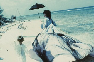 Debbie Dietering in John Galliano with Rebecca, 1994