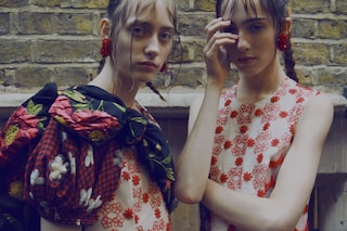 Backstage at Simone Rocha SS17