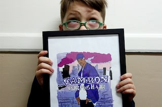 Yung Lenox, rap drawings, Dazed