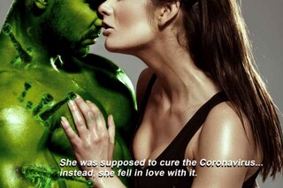 Kissing the Coronavirus cover