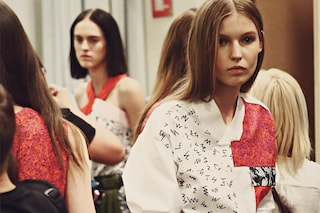 Backstage at Iceberg SS15