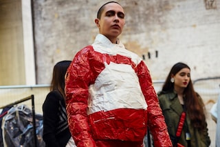 Backstage at Edwin Mohney, Central Saint Martins BA 2016