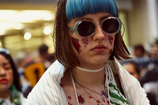 Backstage at Carmen Chan, Central Saint Martins BA 2016