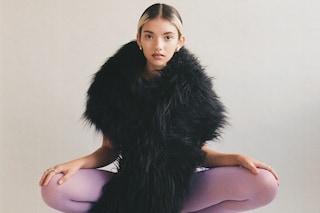 Emma Brewin hat maker faux fur