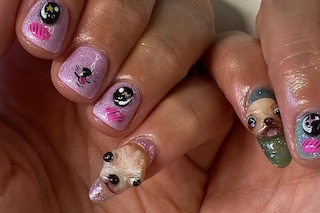 Citlali Gutierrez gummy nails