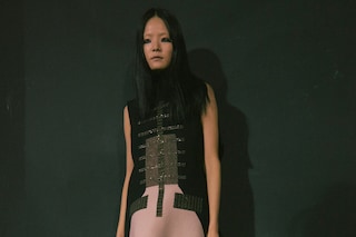 Rick Owens AW15, Dazed, womenswear, geometric print