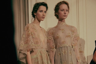 Backstage at Valentino Haute Couture SS15