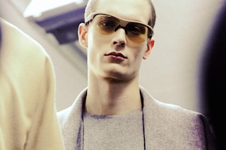 Backstage at Louis Vuitton AW14