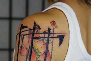 Blast over tattoos
