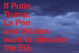 Campaign poster Protect the European Union, Jon van Bennekom