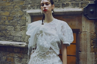 Backstage at Simone Rocha SS17