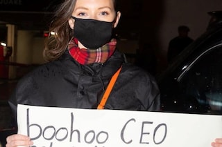 Pretty Little Thing show protest AW22