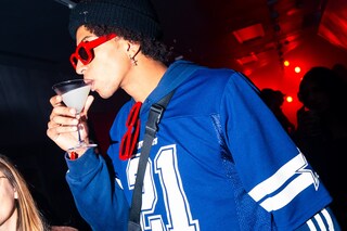 h&amp;m milan fashion week party romy chloe caillet