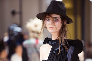 Backstage at Yohji Yamamoto SS15 Dazed