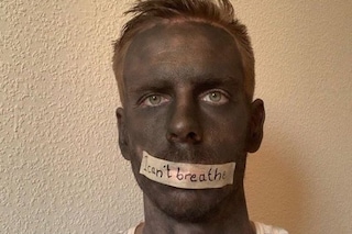 I can't breathe makeup nails George Floyd trend 