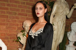 Jess Maybury attending Burberry and Dazed Party at