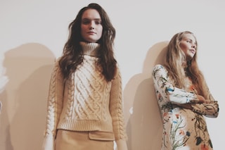 Topshop Unique AW15 Womenswear Dazed backstage knit flower