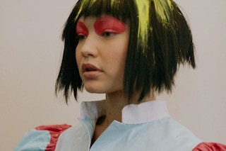 Backstage at Jeremy Scott AW15
