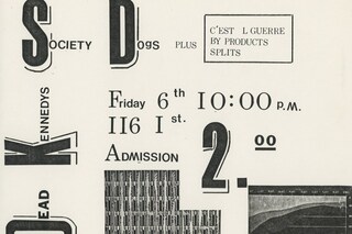 Punk and Hardcore Fliers, Zines and Ephemera – Dead Kennedys