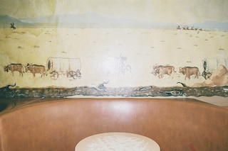 lorena lohr - untitled (bar table and mural)