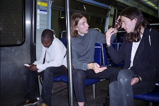 Nick Offord male models at fashion week diary