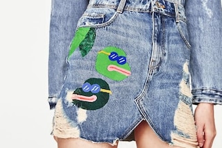 zara pepe frog skirt meme 