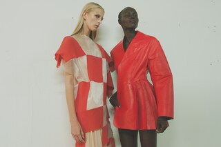 Thomas Tait SS15, womenswear, Dazed backstage
